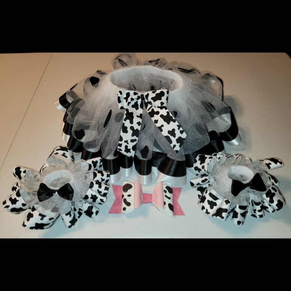 Cow tutu set